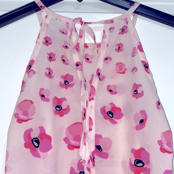 CABI floating poppies print floral top size xsmall - Picture 8 of 11